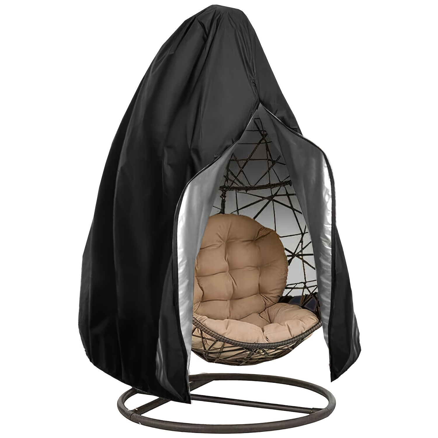 Kids Outdoor Lounge - 1 Piece Hanging Egg Chair Swing