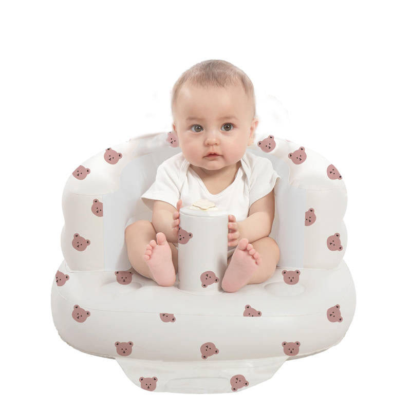 Kids Outdoor Table And Chair Set - Inflatable Baby Seat for Babies 3-36