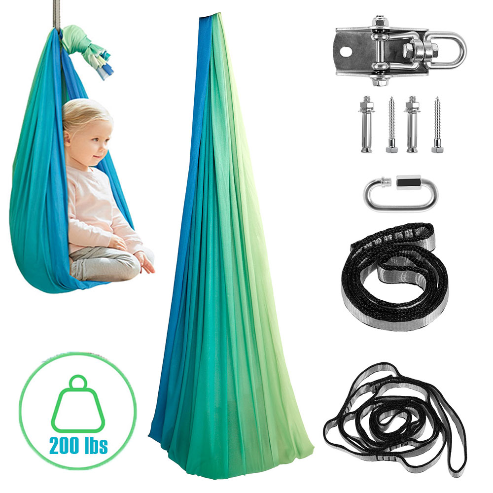 Kids Outdoor Lounge - Kids Sensory Swings Double Layer Comfortable