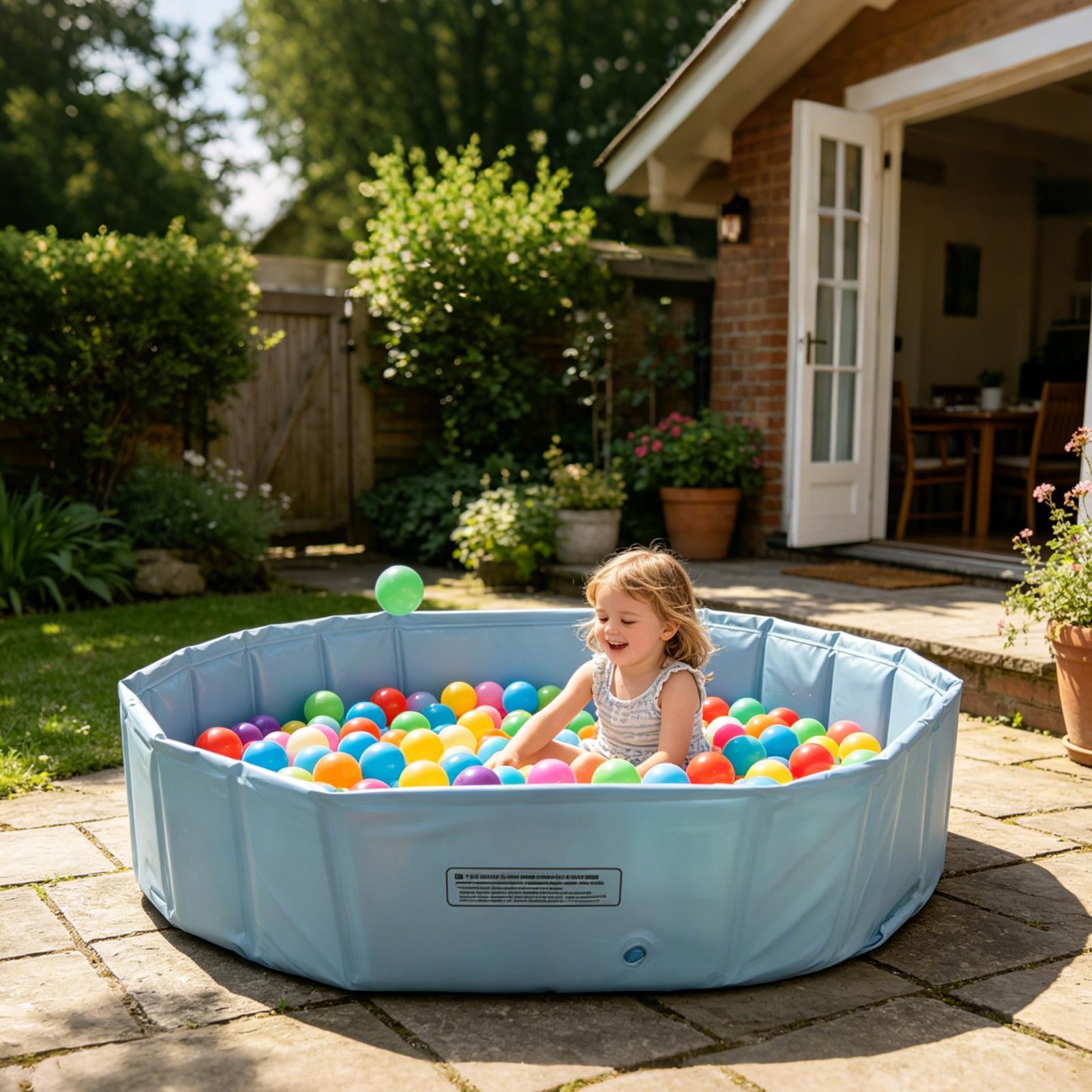 Kids Outdoor Yard Games - Outdoor Foldable Pet Swimming Pool Portable