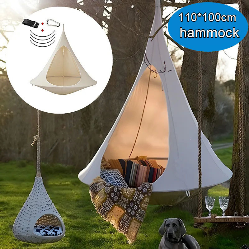 Kids Outdoor Lounge - Outdoor Waterproof Hammock Double Cacoon Hanging