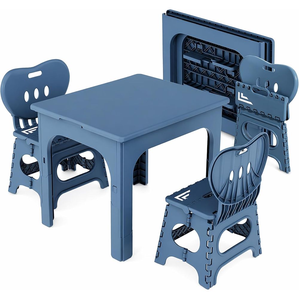 Kids Outdoor Table And Chair Set - oldable Table and Chair Set, Height