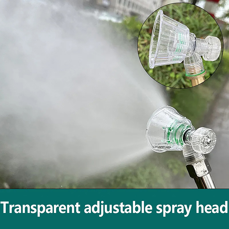 Kids Outdoor Water Sprinkler - Transparent High Pressure Pesticide Sprayer Nozzle
