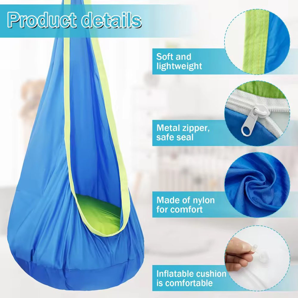 Kids Pod Swing Seat Nylon Hang - огляд і ціна Kids Outdoor Seating