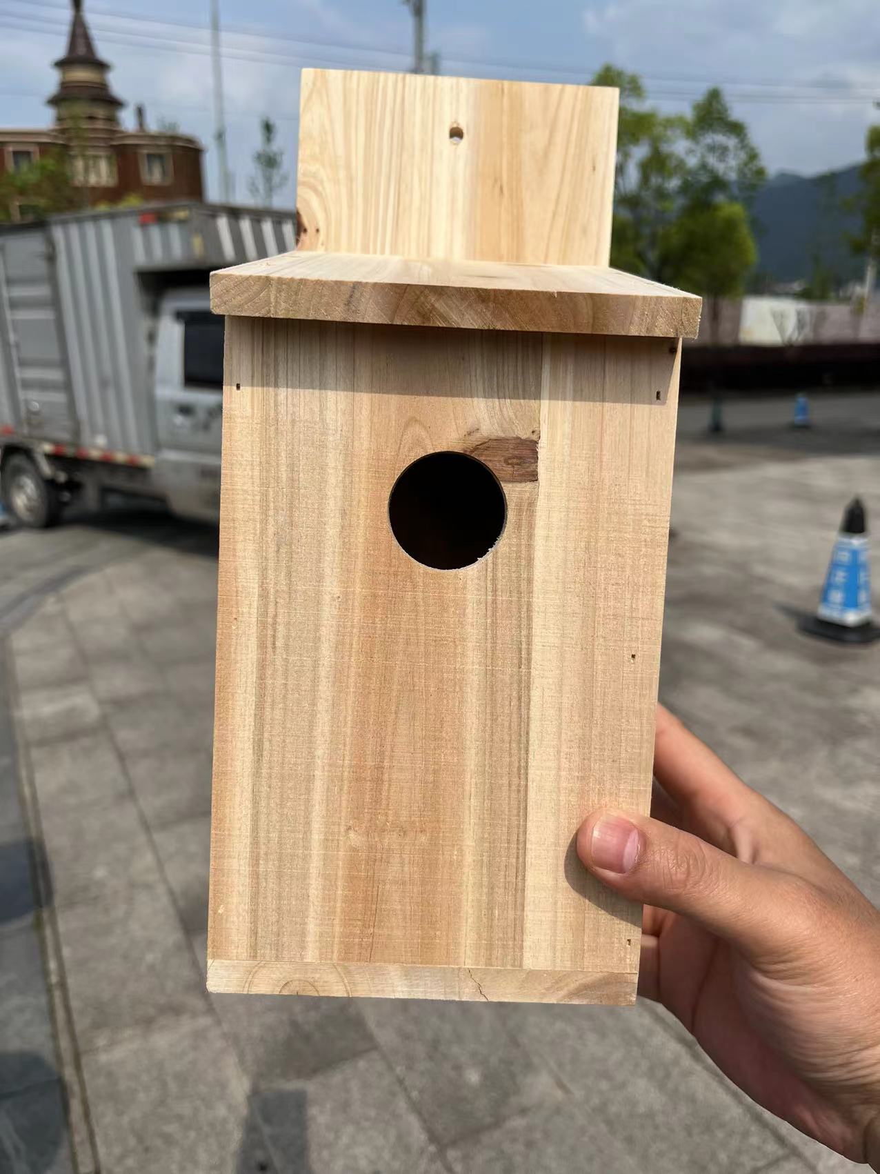 Outdoor Wooden Bird House Nest - огляд і ціна Kids Outdoor Garden Toys