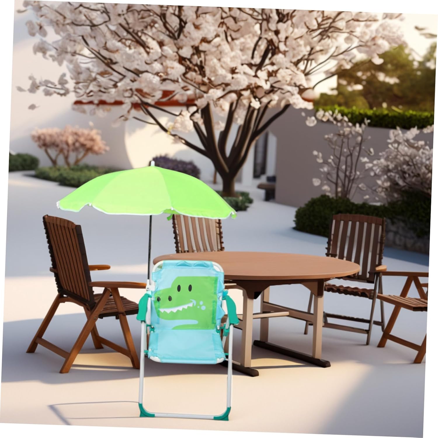 1 Set Folding Beach Chair with - огляд і ціна Kids Outdoor Lounge Chair
