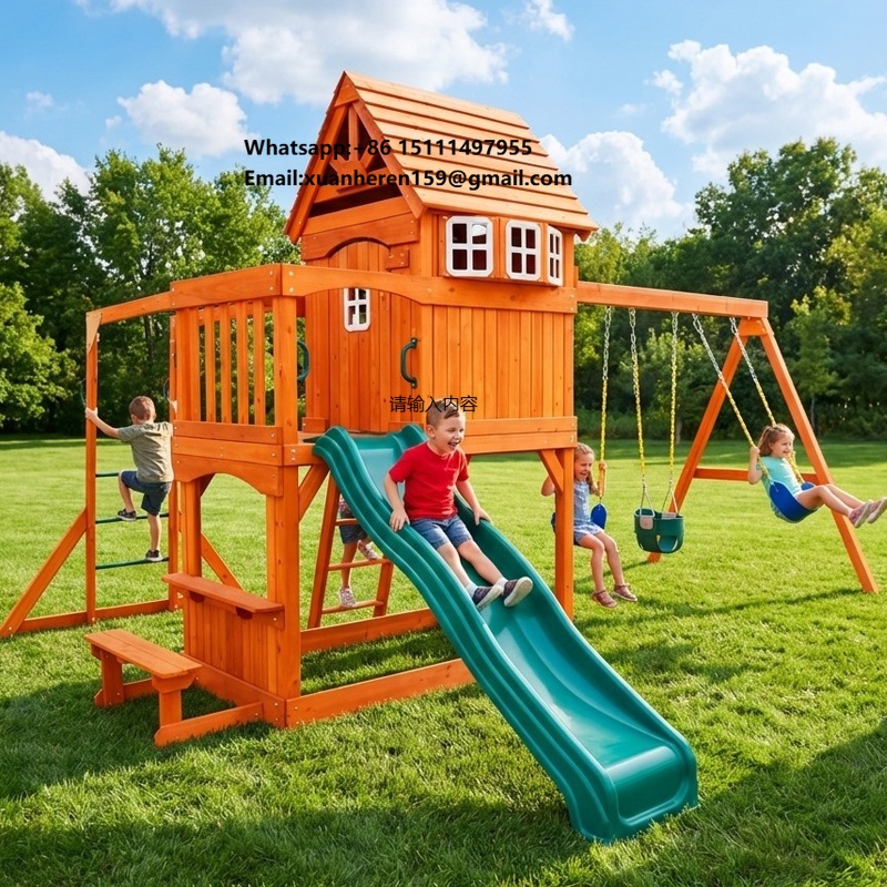 Large Outdoor Amusement Equipm - огляд і ціна Kids Outdoor Garden Toys