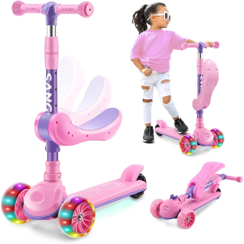 2-in-1 Kids Kick Scooter with  - огляд і ціна Kids Outdoor Ride On