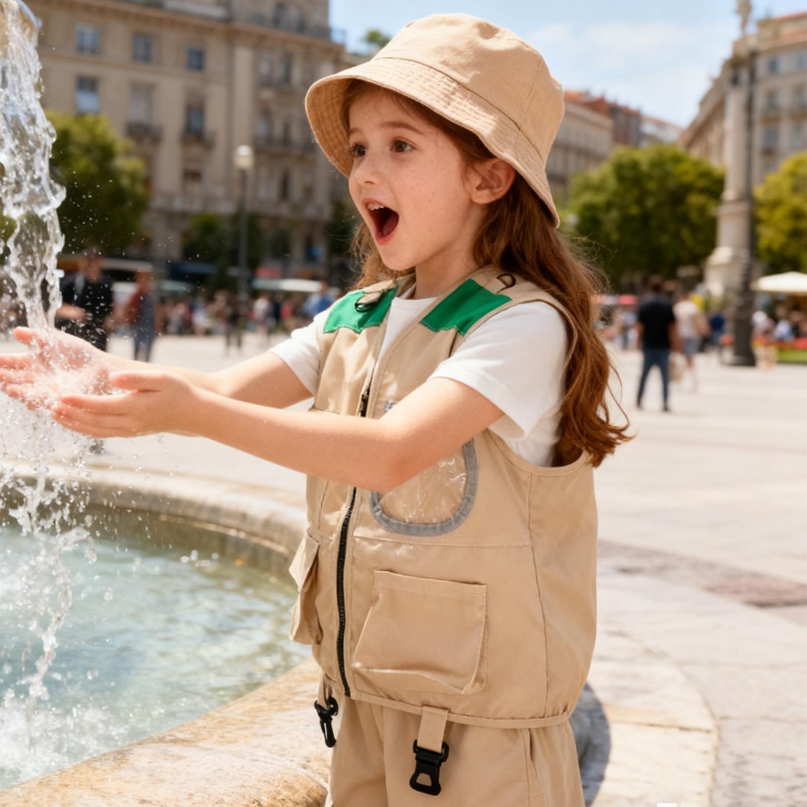 Kids Explorer hat and vest Cos - огляд і ціна Kids Outdoor Vest