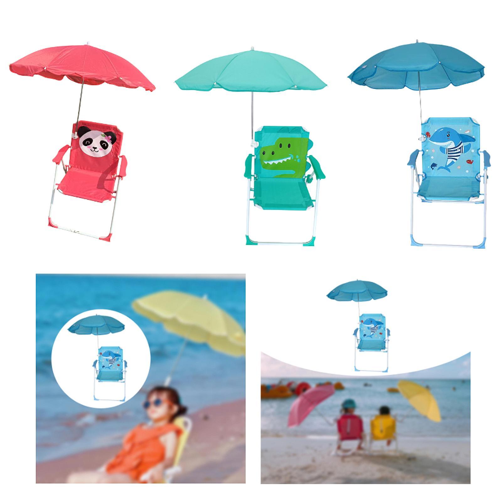 Kids Beach Chairs with Umbrell - огляд і ціна Kids Outdoor Foldable Chair