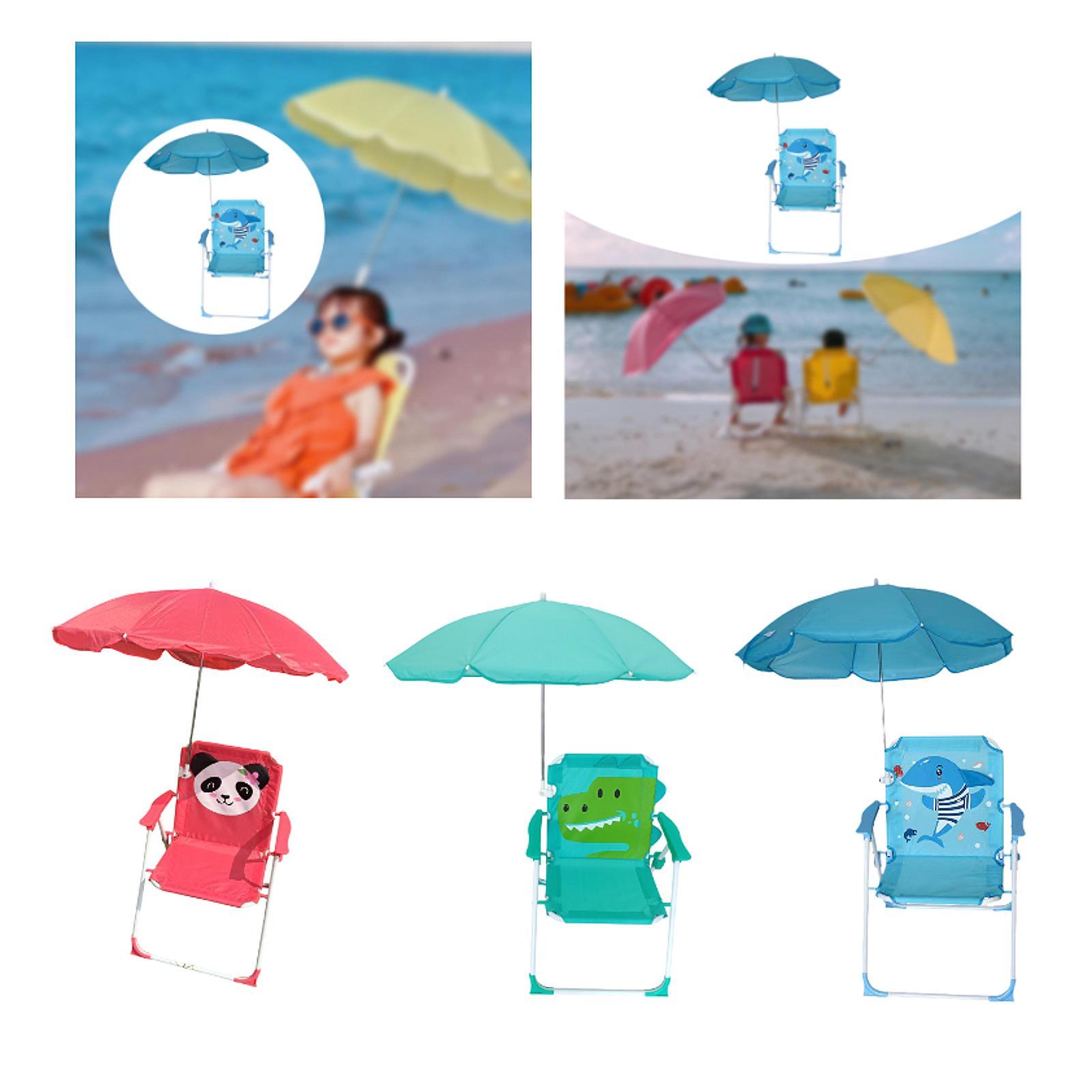 Kids Beach Chairs with Umbrell - огляд і ціна Kids Outdoor Foldable Chair