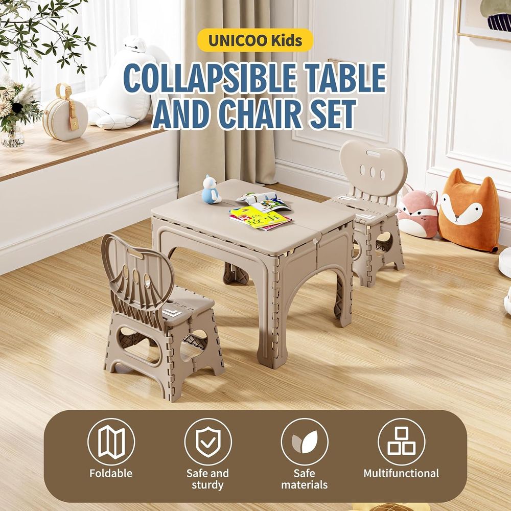 Kids Folding Table and Chairs  - огляд і ціна Kids Outdoor Table And Chair Set
