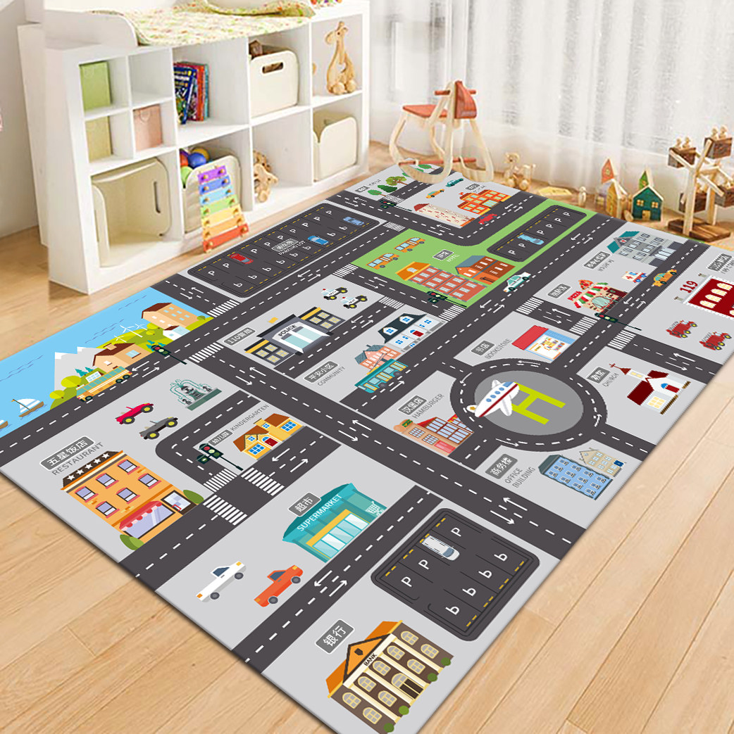 VIKAMA City Road Map Kids Play - огляд і ціна Kids Outdoor Flooring