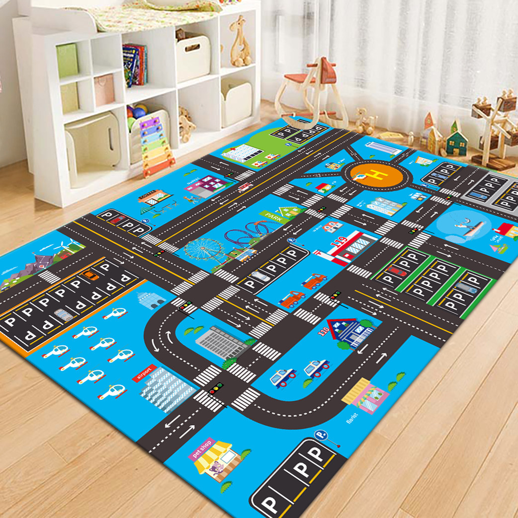 VIKAMA City Road Map Kids Play - огляд і ціна Kids Outdoor Flooring