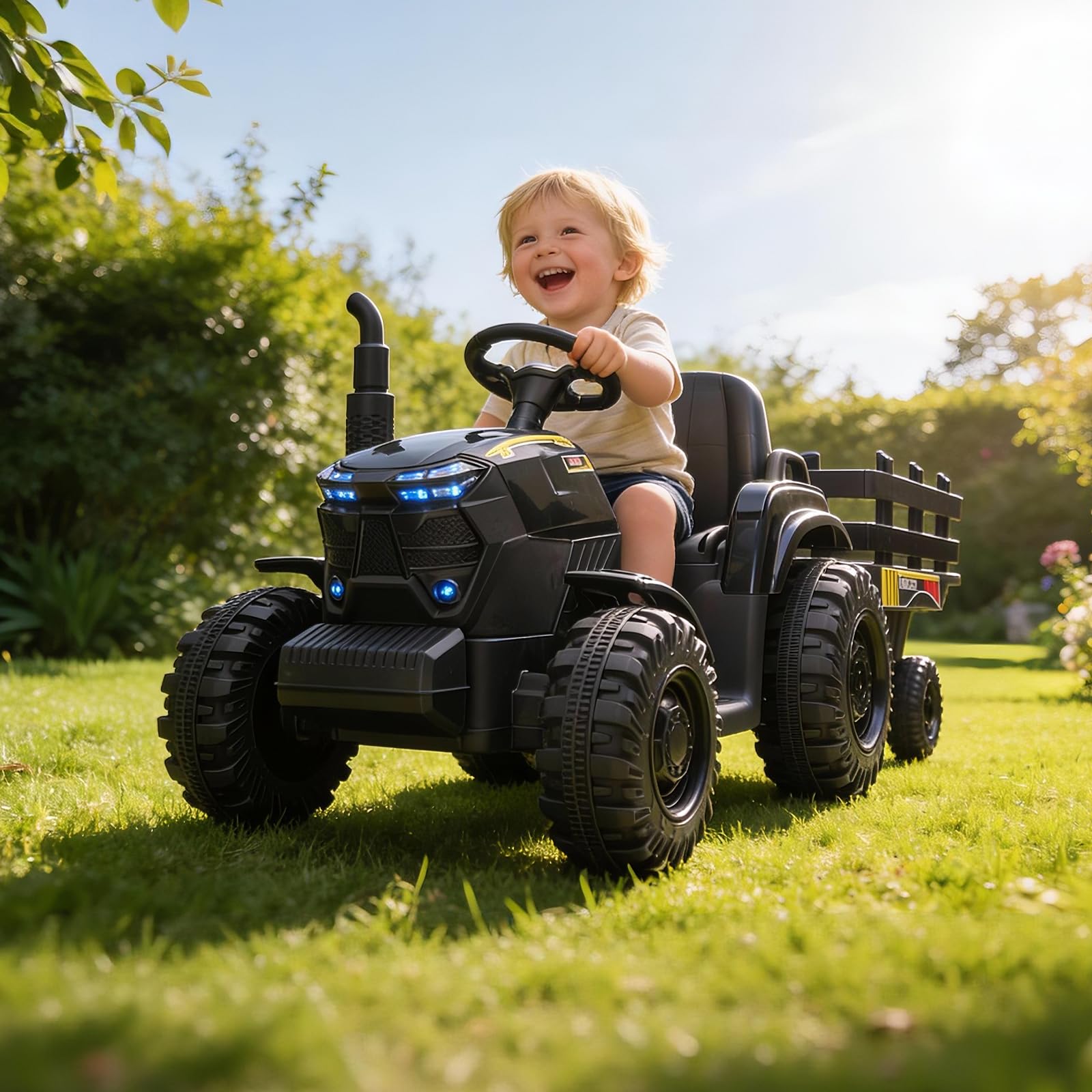 12V Kids Ride On Tractor With  - огляд і ціна Kids Outdoor Ride On