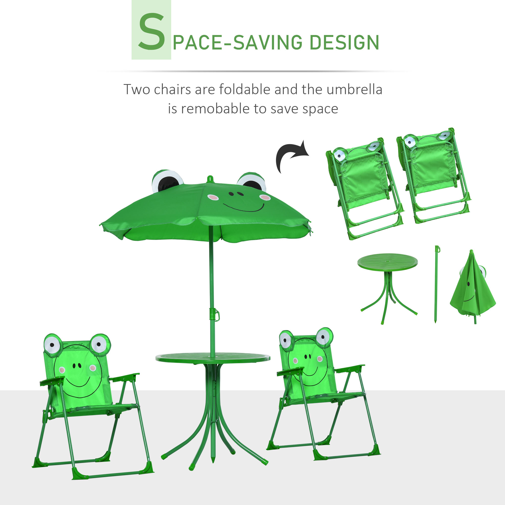 Kids Table and Chair Set, Outd - огляд і ціна Kids Outdoor Table And Chair Set