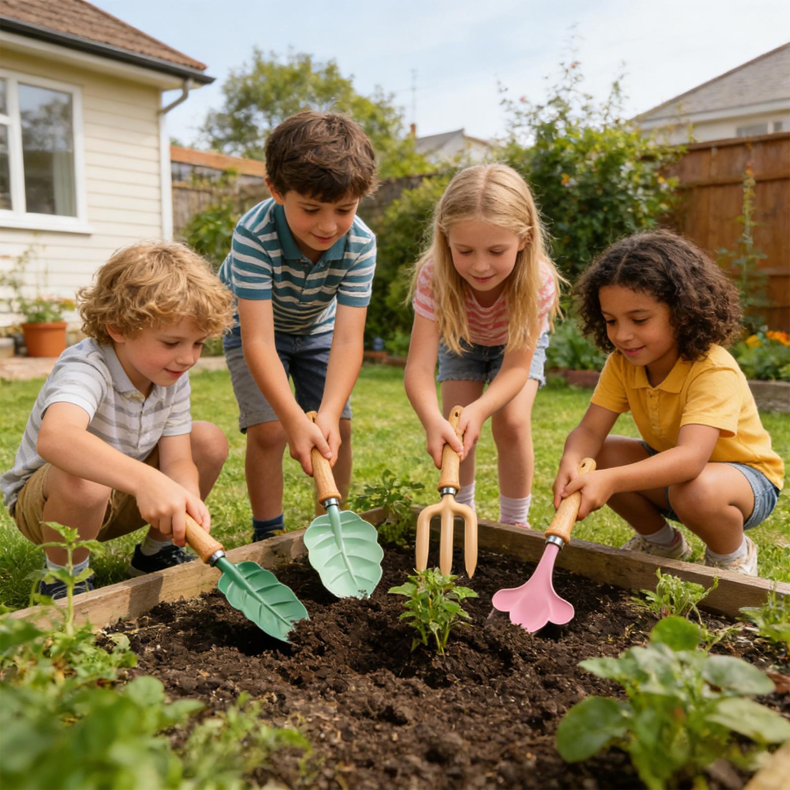 Kids Gardening Set 4 Piece Lea - огляд і ціна Kids Outdoor Garden Toys