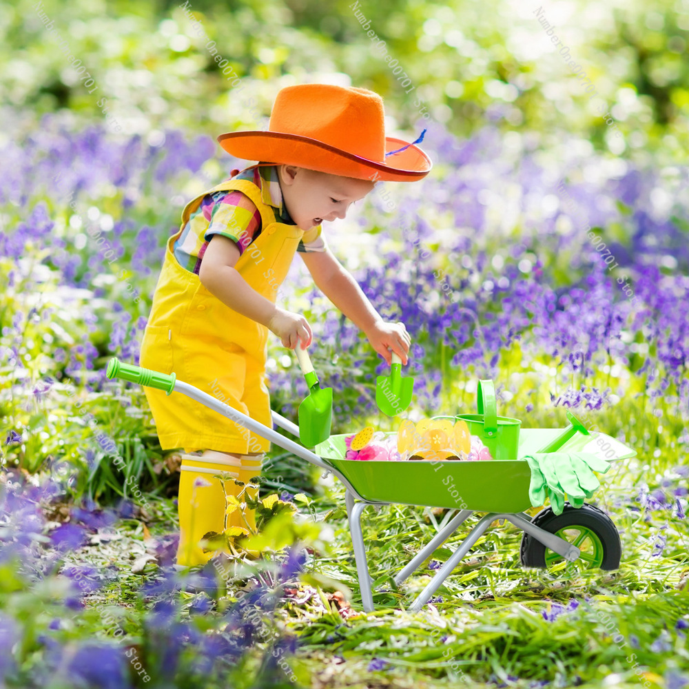 Kids Outdoor Wheelbarrow, Gree - огляд і ціна Kids Outdoor Garden Toys