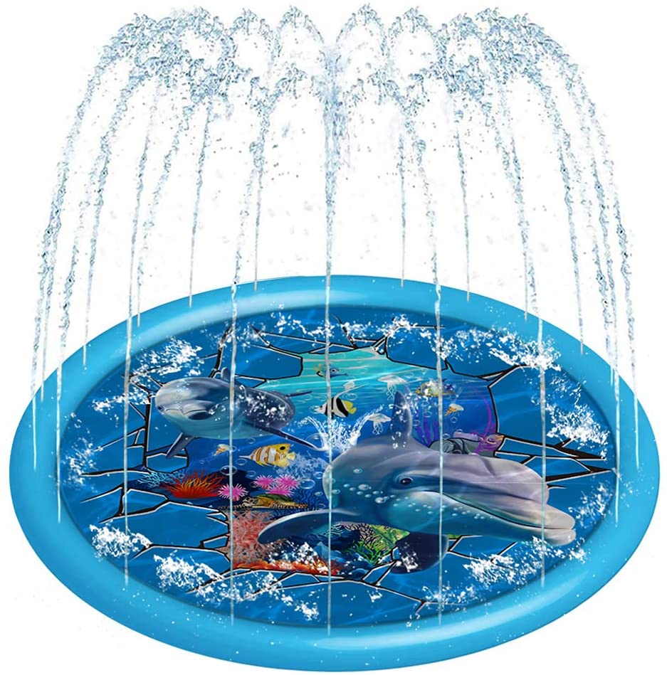 Inflatable Splash Pad for Kids - огляд і ціна Kids Outdoor Water Sprinkler