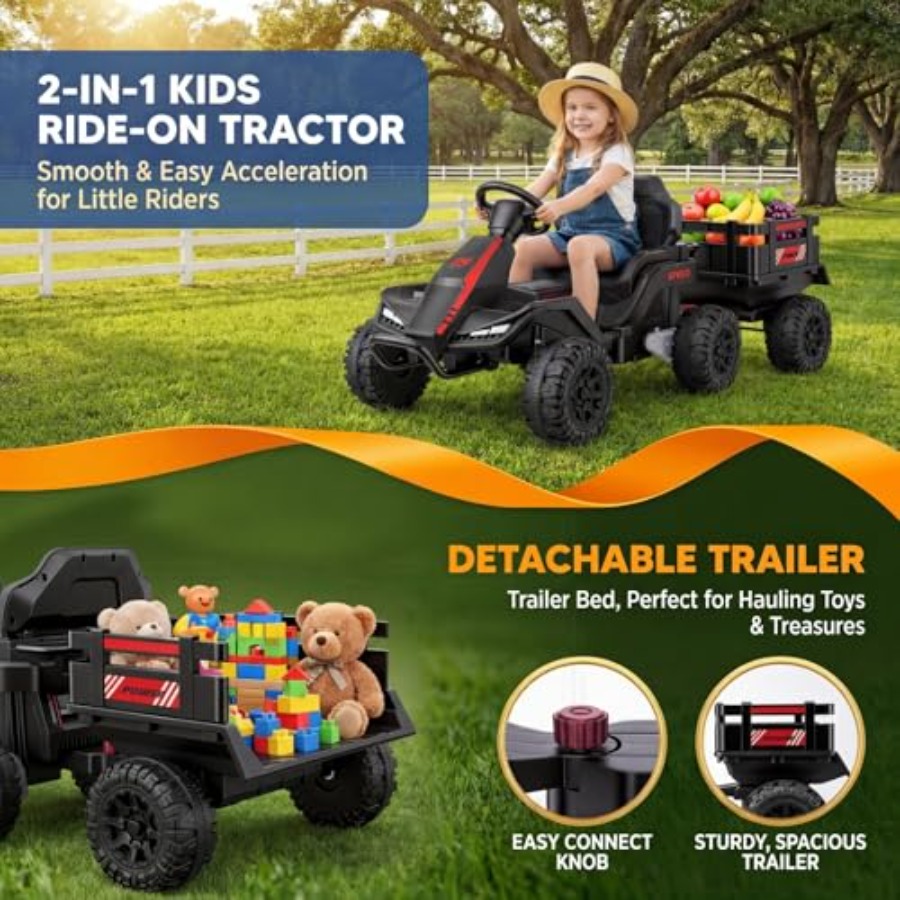 Outdoor electric ride-on tract - огляд і ціна Kids Outdoor Ride On