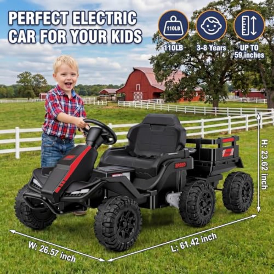 Outdoor electric ride-on tract - огляд і ціна Kids Outdoor Ride On