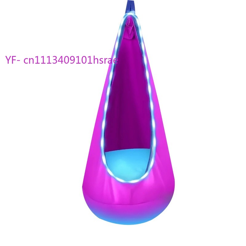 Glowing LED Inflatable Hammock - огляд і ціна Kids Outdoor Swing Chair