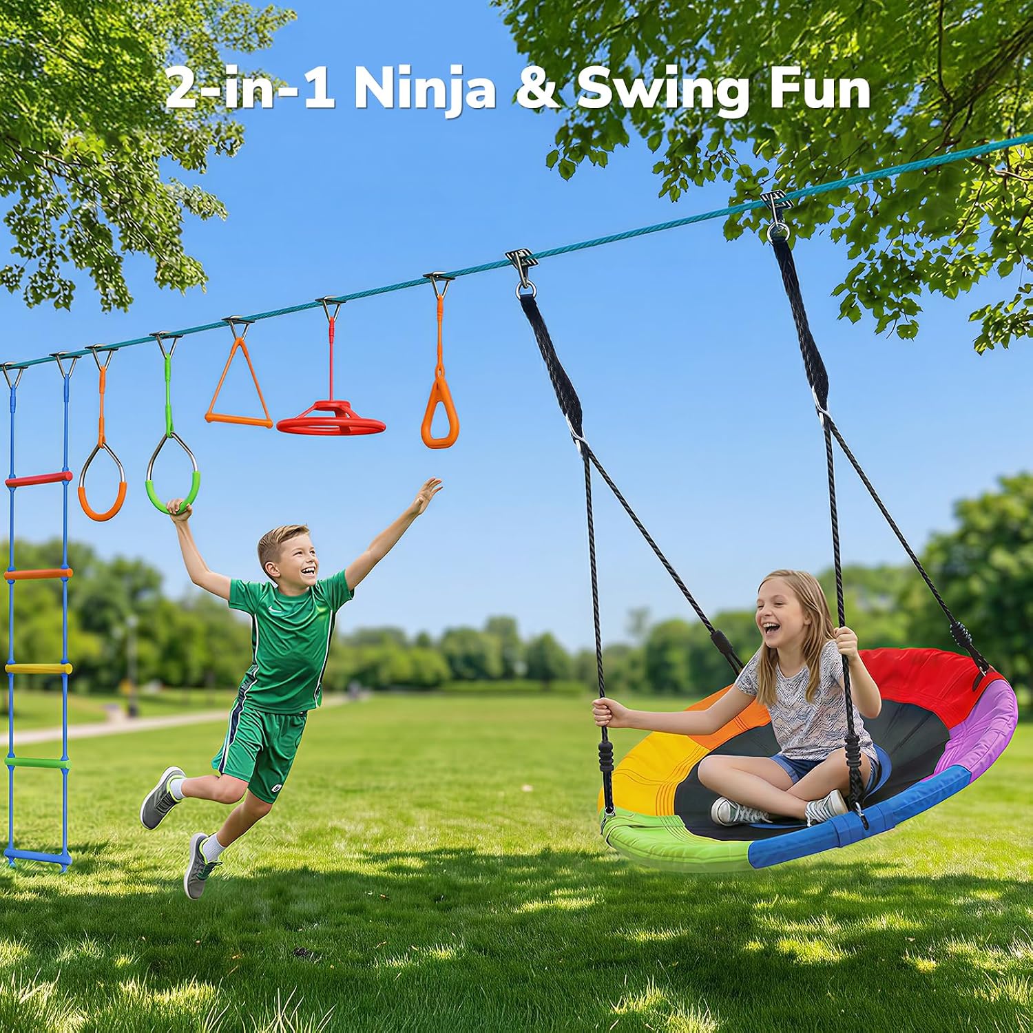 Kid Outdoor Ninja Warrior Obst - огляд і ціна Kids Outdoor Ninja Set