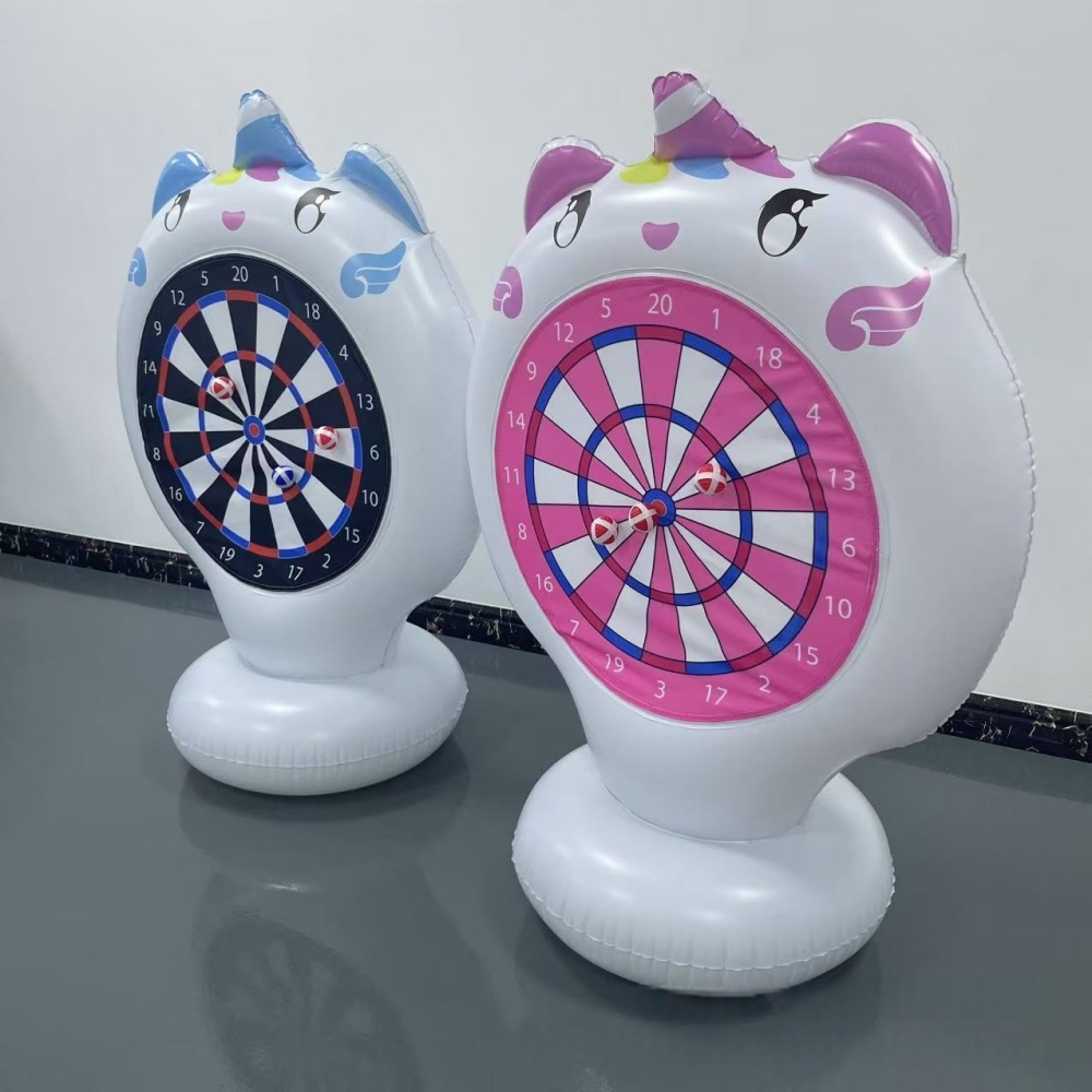 Inflatable Unicorn Throwing Ga - огляд і ціна Kids Outdoor Garden Toys