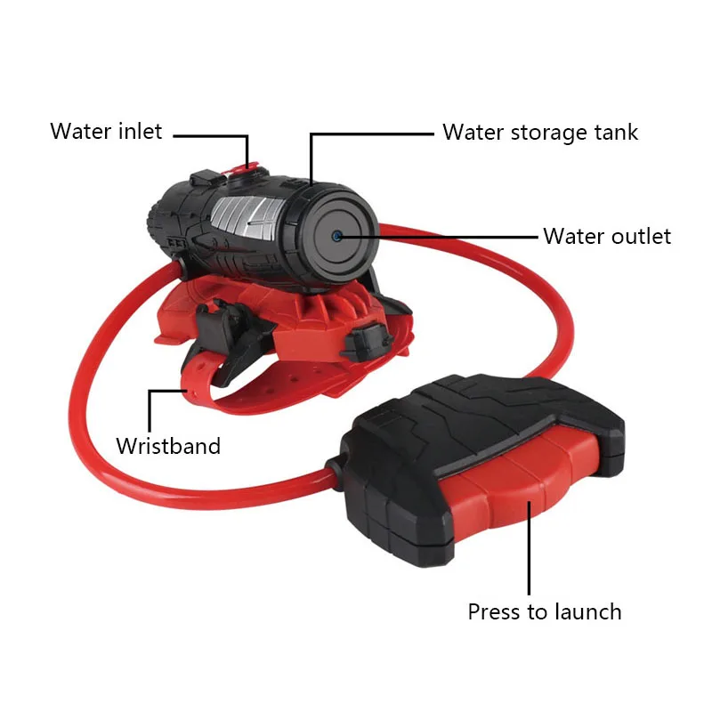 Water Gun Spider Launcher Wris - огляд і ціна Kids Outdoor Yard Games