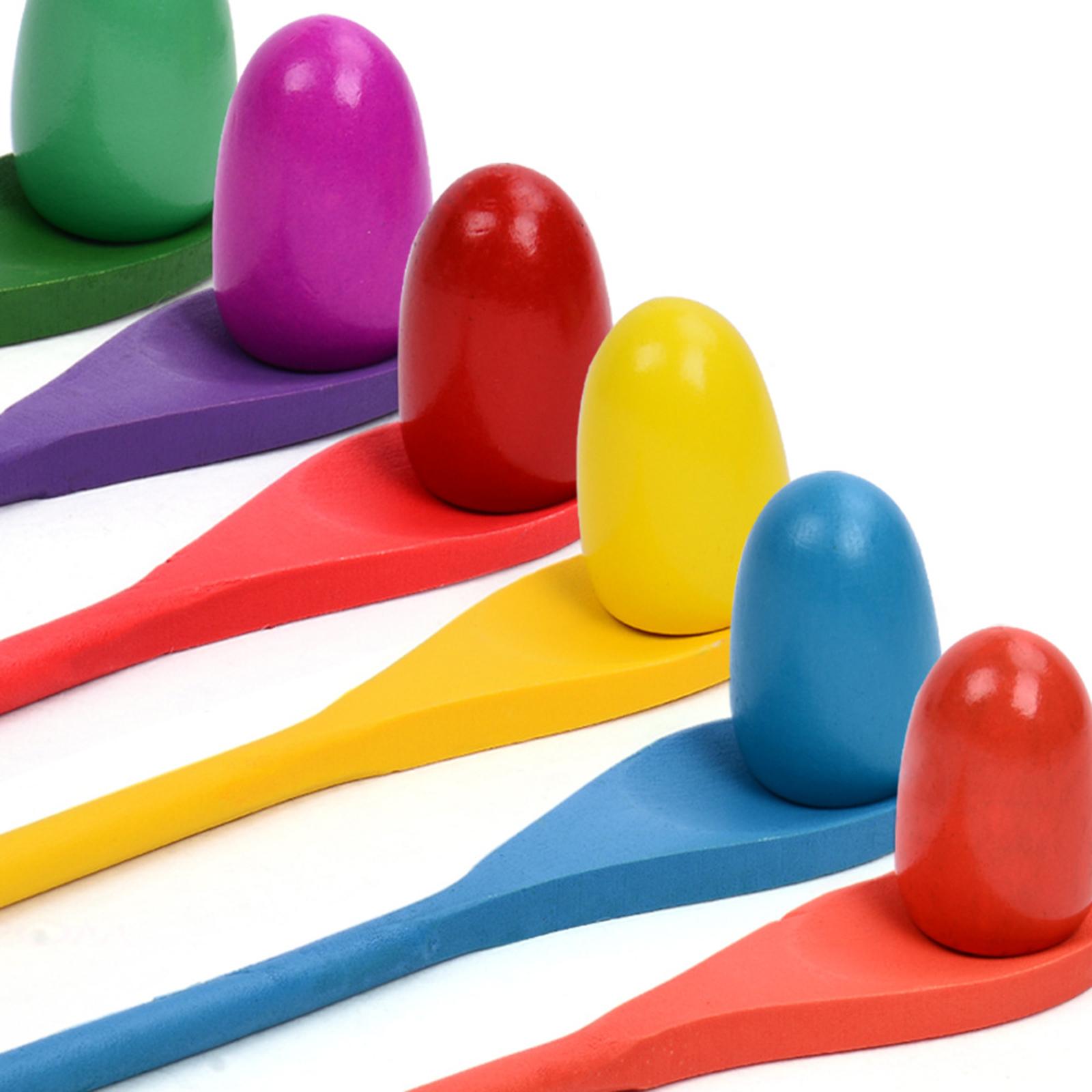 6 Pieces Egg Spoon Race Game H - огляд і ціна Kids Outdoor Yard Games
