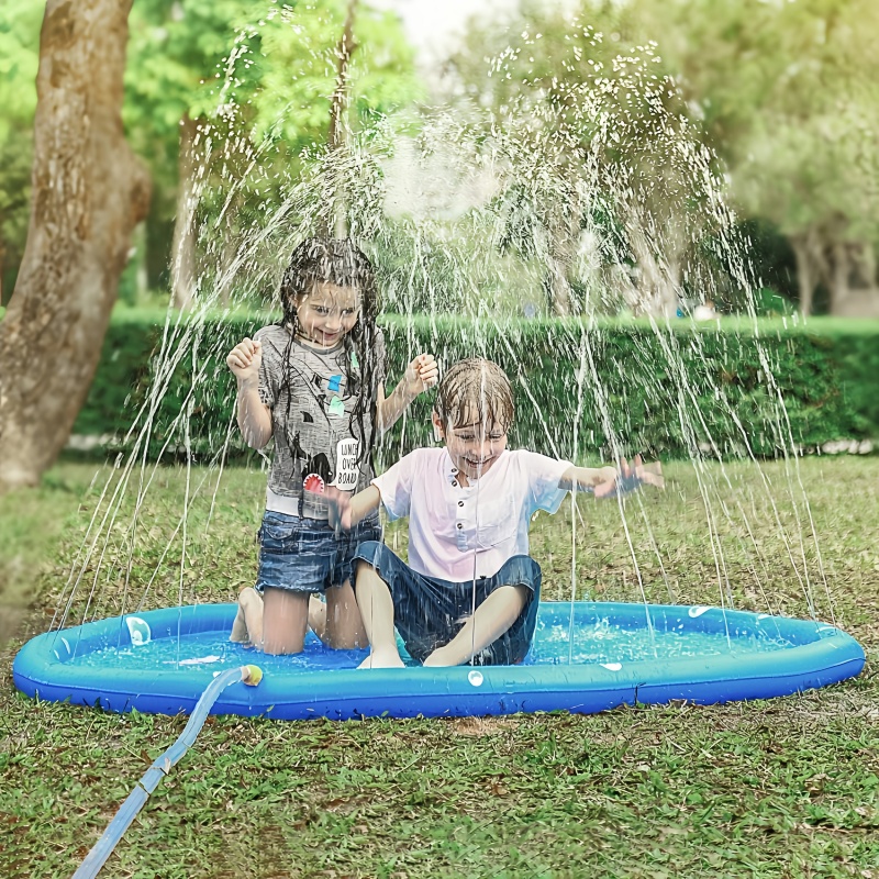 Children Play Spray Mat 100cm  - огляд і ціна Kids Outdoor Water Sprinkler