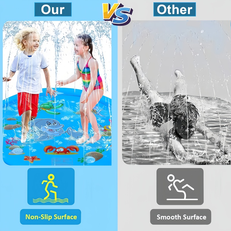 Children Play Spray Mat 100cm  - огляд і ціна Kids Outdoor Water Sprinkler