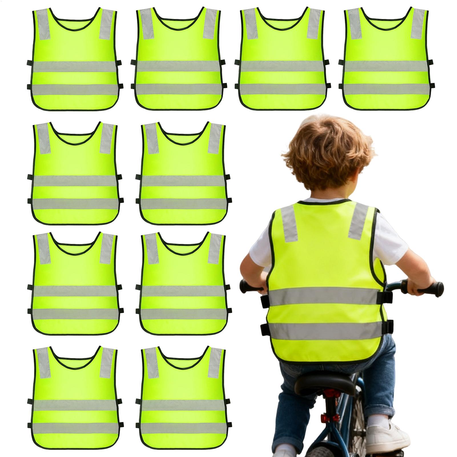 Kids Reflective Vest 10 Pieces - огляд і ціна Kids Outdoor Vest