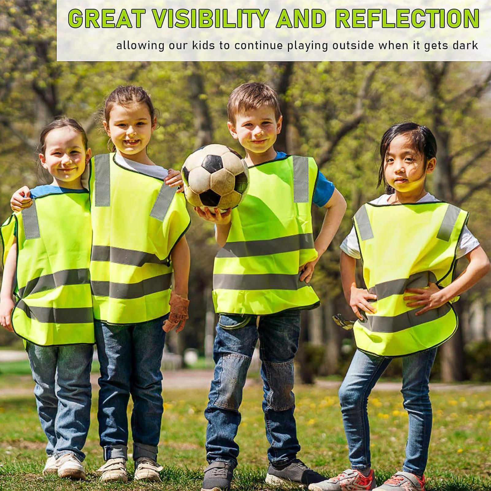 Kids Reflective Vest 10 Pieces - огляд і ціна Kids Outdoor Vest