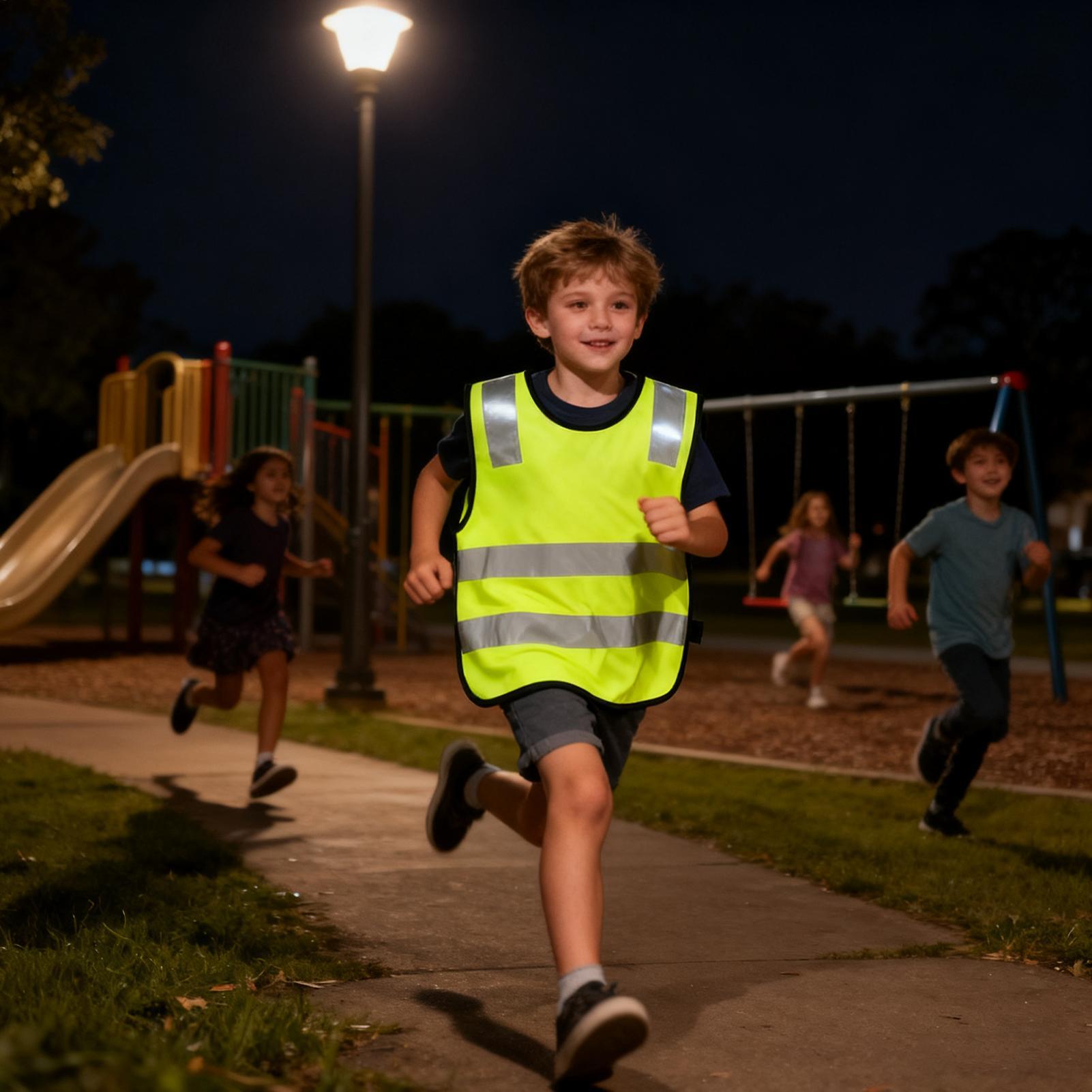 Kids Reflective Vest 10 Pieces - огляд і ціна Kids Outdoor Vest