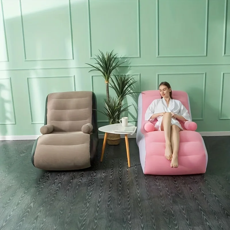 Inflatable Lazy Sofa Flocking  - огляд і ціна Kids Outdoor Lounge Chair